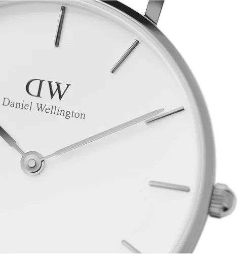 Miniatura 3 de Daniel Wellington Reloj pequeño de ley, pulsera de malla de plata, plateado