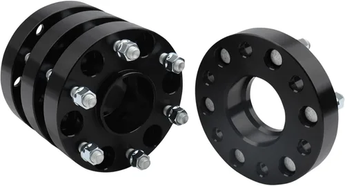 Miniatura 8 de Espaciadores de rueda forjados de 1.5 pulgadas, 0.236 x 5.500 in (orificio del cubo de 3.075 in, pernos M14x1.5) Adaptadores espaciadores centrados