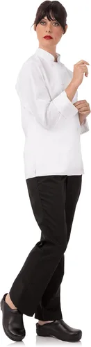 Miniatura 2 de Chef Works Abrigo Sofia Chef para mujer