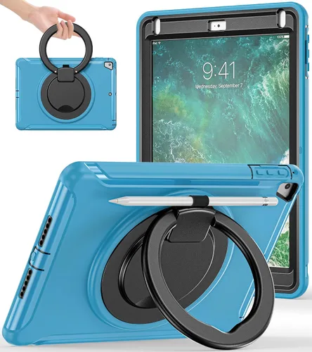 Miniatura 12 de BATYUE Funda para iPad de 6ª generación de 9.7 pulgadas 2018, iPad 5ª generación 2017, iPad Air 2/iPad Pro de 9.7 pulgadas, funda protectora a