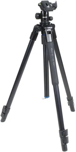 Miniatura 22 de SLIK Pro AL-324DX w/SH-705E Cabezal panorámico de 3 vías para cámaras sin espejo/DSLR Sony Nikon Canon Fuji y más - Negro (613-358)
