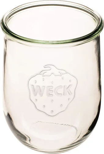 Miniatura 3 de Weck Frasco Tulipán - Frascos para Masa Madre - 1 frasco transparente grande WECK 745 con boca ancha - 1 litro incluye tapa de vidrio, sello de goma