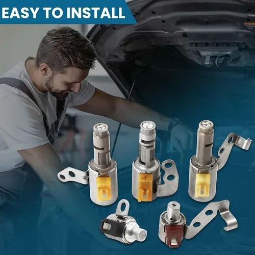 Miniatura 5 de Kit de solenoide de cambio de transmisión de solenoide de transmisión U140E U241E para Solara ES300 RAV4 RX300 Camry Celica Highlander Matrix