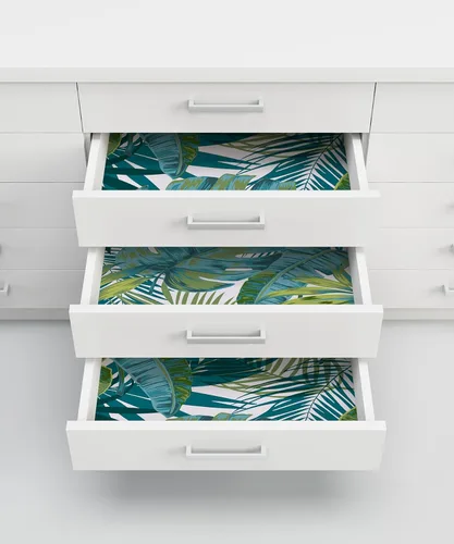 Miniatura 8 de My Style Bangalow - Papel tapiz de palmeras tropicales, papel tapiz extraíble, 17.75 pulgadas x 9.8 pies