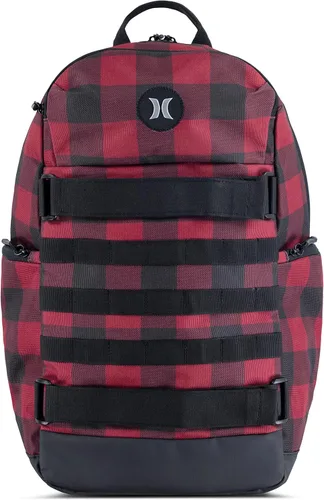 One and Only - Mochila para monopatín, Rojo rítmico, Tamaño único
