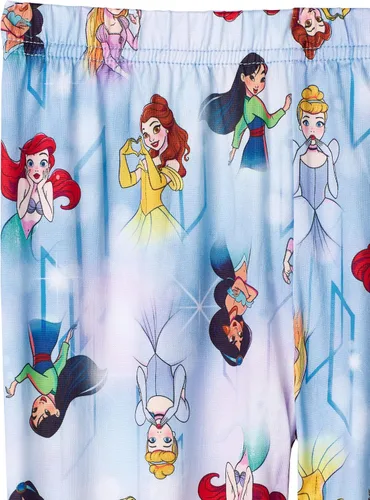 Miniatura 6 de Cuddl Duds Conjunto de ropa interior térmica para niñas, diseños de Frozen, Princesas Disney y Star Wars, capa base larga John para niños