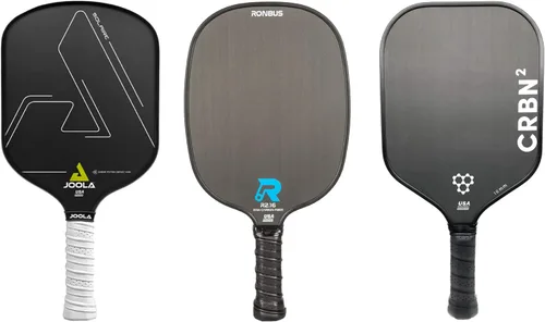 Miniatura 2 de Ronbus R1.16/R2.16/R3.16 Fibra de carbono Toray T700 en bruto, pala de pickleball con núcleo de nido de abeja de polipropileno de 16 mm