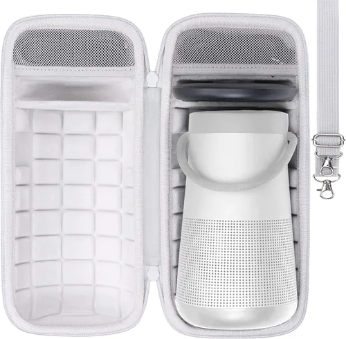 Miniatura 10 de co2CREA Funda rígida de repuesto para altavoz Bluetooth portátil Bose SoundLink Revolve Series II, carcasa negra
