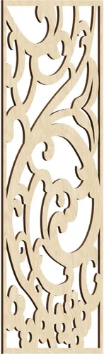Miniatura 61 de Bridgewater - Paneles de pared decorativos de madera con calado, 9 3/8 pulgadas de ancho x 24 3/8 pulgadas de alto x 1/4 de alto, nogal