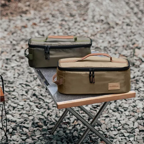 Miniatura 7 de Azarxis Bolsa organizadora de utensilios de cocina de viaje para camping, bolsa de almacenamiento de utensilios de cocina, estuche portátil