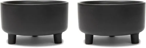 Miniatura 17 de Waggo Uplift - Tazón de cerámica para perros para razas pequeñas, medianas y grandes, pesado y duradero, para alimentos y agua, apto para Crema