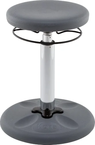 Miniatura 17 de Kore - Silla de altura ajustable, asiento activo para niños, adolescentes: Mejor que una pelota de equilibrio, asientos flexibles para aula. Verde