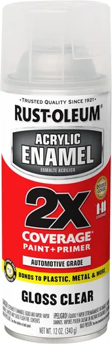 Rust-Oleum - Pintura en aerosol para el sector de la automoción 271913, 12 onzas (paquete de 1 unidad), color transparente brillante, 128 onzas