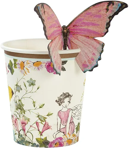 Miniatura 12 de Talking Tables Servilleta de mariposa de hadas (TSFAIRY-SERVILLETA)