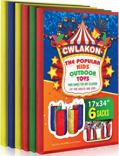 Miniatura 8 de Juego de bolsas para juego al aire libre, de césped, con huevo y cuchara, para juegos de carreras, bandas de carreras para 3 piernas, con premios