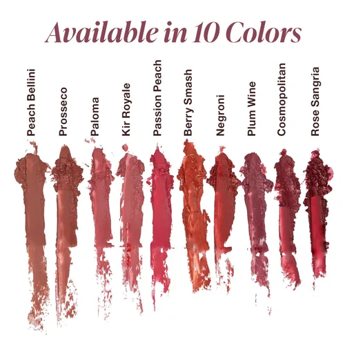 Miniatura 8 de Mineral Fusion Lápiz labial de larga duración, color de labios vívido y sin manchas con aceite de aguacate, manteca de semilla de cacao, libre