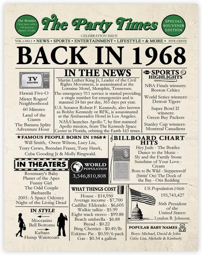 Miniatura 77 de Póster de cumpleaños 96 sin marco, periódico Back In 1930, regalos de feliz cumpleaños 96 para hombres y mujeres, vintage, retro, nacido en 1930