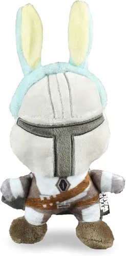Miniatura 6 de STAR WARS FF19495 - Juguete chirriante para mascotas, peluche de Chewbacca Rebel y huevo de Pascua de 6 pulgadas, juguete relleno de Chewbacca