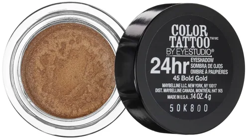 Miniatura 2 de Sombra de ojos de 24 horas de Maybelline, 0.14 onzas, Dorado intenso