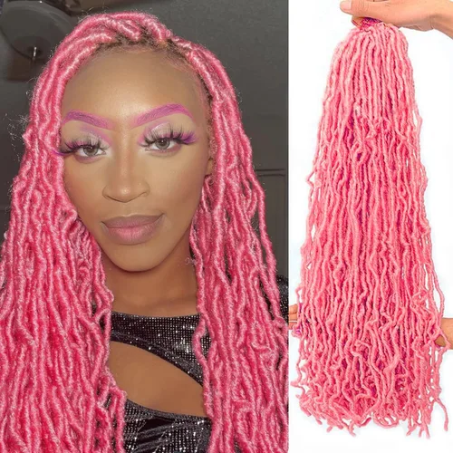Miniatura 9 de 36 pulgadas, 7 paquetes de rastas suaves de ganchillo de cabello entero, no extendidas, largas y largas, trenzas de pelo sintético preenrolladas, 1b