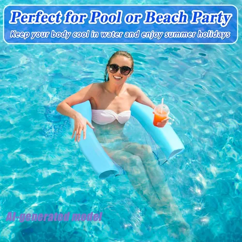 Miniatura 5 de Silla flotante de malla para adultos, silla flotante de piscina, flotador, silla de fideos, flotadores para accesorios de piscina y juguetes