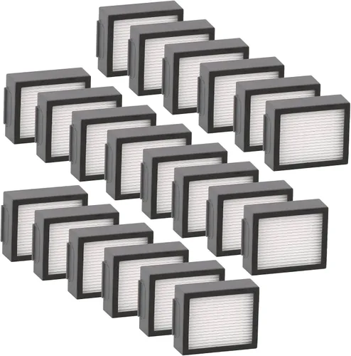 Paquete de 20 filtros HEPA j9+ j7+ para iRobot Roomba j9+, j7+, Combo i5+, Combo j5+ Roomba i7 i7+ J7 Plus i3 i3+ i2 i2+ i1 i1+ i4 i6 i6+ i8 i8+ E6