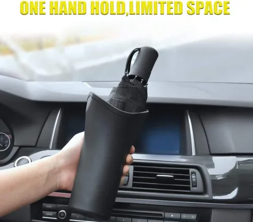Miniatura 3 de PME Caja de almacenamiento multifunción para paraguas de coche, cubos de basura para asiento trasero, organizador colgante para reposacabezas