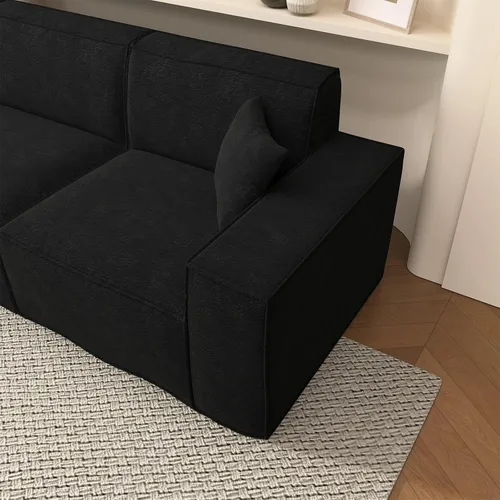 Miniatura 7 de Cloud - Sofá modular sin hueso, sofá seccional con asiento profundo, sofá en forma de L de 2 plazas para sala de estar, sofás de espuma