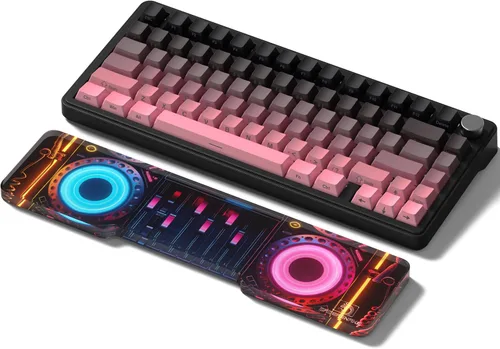 Miniatura 20 de Reposamuñecas acrílico para teclado profesional - Teclado compacto 60% - Teclados mecánicos Reposamanos ergonómico para teclado de computadora, base