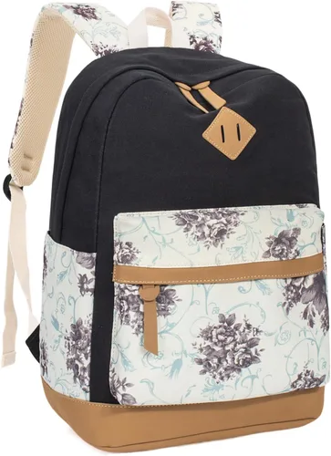 Leaper Mochila escolar linda para niñas: bolsas de lona Kawaii para niñas de 10 a 12 años - Mochilas de viaje para laptop para adolescentes, color