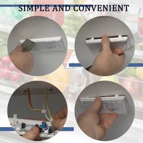 Miniatura 6 de Nuevo controlador de luz LED para refrigerador Whirlpool W10515058 WPW10515058 W10465957 W10522611 PS11755867 Reemplazo