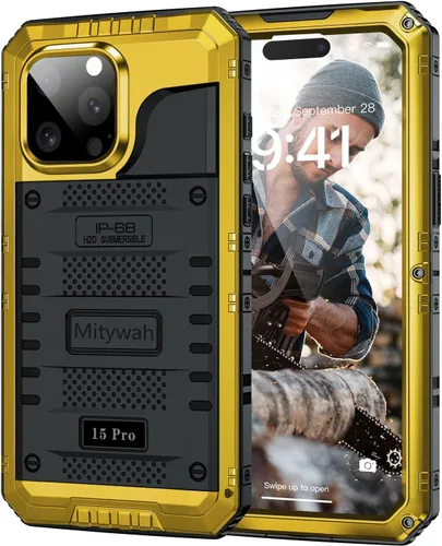 Miniatura 107 de Mitywah Funda impermeable para iPhone 7/iPhone 8 / iPhone SE 2020, funda de metal resistente de grado militar, protección de cuerpo completo