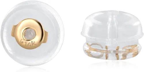 Miniatura 13 de 3 pares de respaldos de arete de silicona tricolor de repuesto Cómodos respaldos de arete de goma para tachuelas Respaldos de arete planos