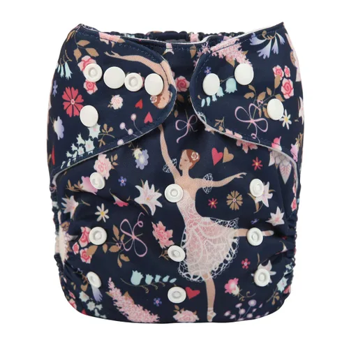 Miniatura 30 de Pañal de bolsillo para bebé, reutilizable, lavable, 8 libras a 36 libras (flecha)