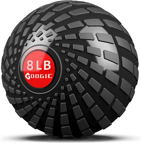 Miniatura 19 de Slam Ball 8-10 lb Medicine Ball Weighted Balls for Exercise and Workout, Strength, Cardio, Cross-Training and Core Workouts