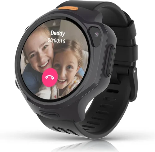 myFirst Fone R2 (Versión de Norteamérica) Reloj inteligente para niños con eSIM, videollamadas, mensajería, seguimiento GPS en tiempo real, botón