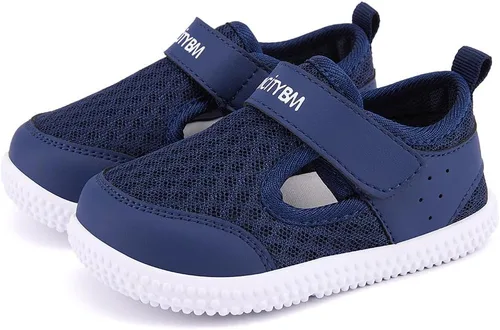 Miniatura 87 de BMCiTYBM Zapatos de bebé para niños pequeños, zapatillas de malla transpirable antideslizantes