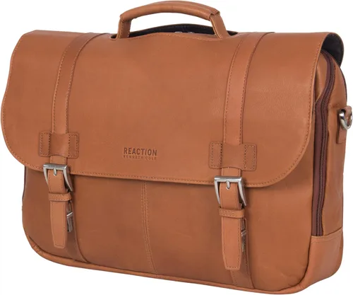 Miniatura 20 de Kenneth Cole REACTION Show Business - Bolsa de mensajero de cuero colombiano para portátil de negocios de 16 pulgadas