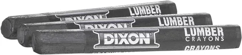 Miniatura 2 de Dixon Crayones industriales para marcado de madera, grafito suave, hexagonal de 4-1/2 x 1/2", paquete de 12 (36512)