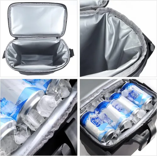 Miniatura 3 de Para Defender Center Underseat Storage Bin+Portable Ice Chest Cooler,Compatible con Can Am Defender/Defender Max 2016+Reemplazar OEM #715003446