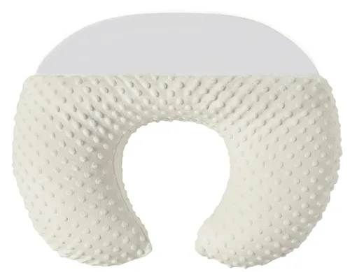 Miniatura 12 de Juego de almohada de lactancia con funda para mamás que amamantan, almohadas de lactancia ultrasuaves para bebé recién nacido niño o niña