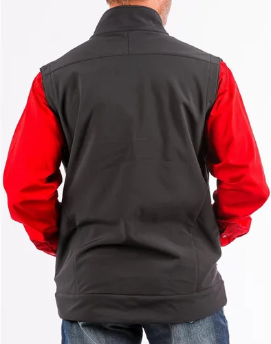 Miniatura 3 de Cinch Chaleco Softshell para hombre con bolsillos ocultos de transporte, Negro