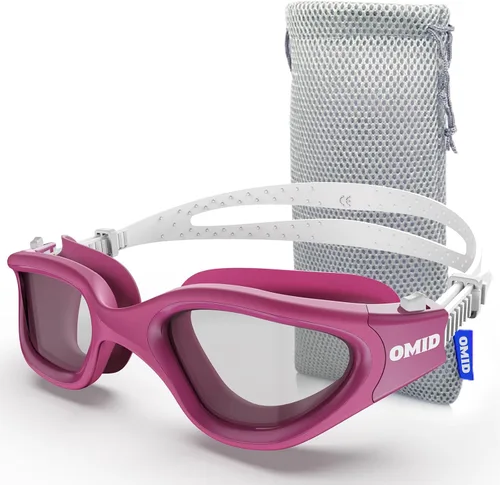 Miniatura 9 de OMID P2 Lite - Gafas de natación cómodas antivaho para hombres, mujeres, adultos y jóvenes Lente B2-azul Marco Blueblack