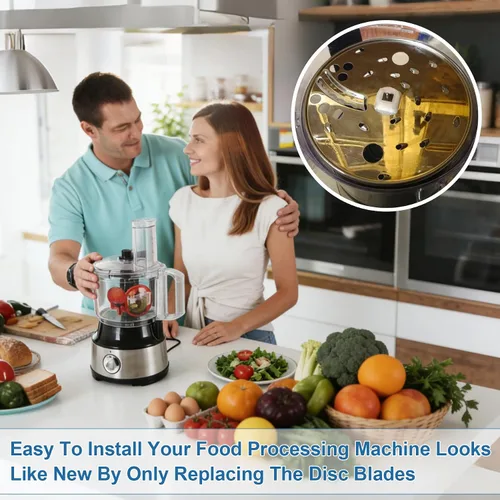 Miniatura 4 de Cuchilla de disco de corte para procesador de alimentos Hamilton Beach 70730 70670 70740 70760