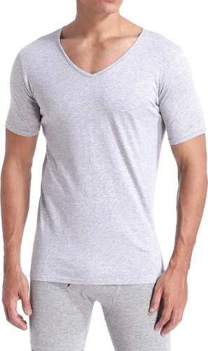 Miniatura 4 de Comfneat Camisetas interiores para hombre 100% algodón, cómodas camisetas con cuello en V (paquete de 46)
