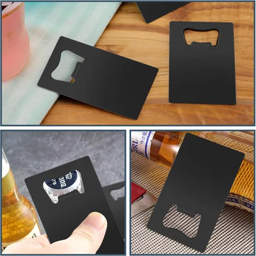 Miniatura 5 de 20 abrebotellas de cerveza de acero inoxidable para tarjetas de cerveza, recuerdo de fiesta, boda, padrinos de boda, regalo de dama de honor