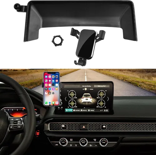 Compatible con soporte para teléfono Honda Civic 2022-2024, Civic Touring/Sport Touring/Type R Touring/Type R Base/Si Si, soporte de teléfono