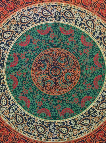 Miniatura 2 de Tapiz hippy Marubhumi, estilo bohemio Mandala, decoración india para el dormitorio, tapiz psicodélico, tapiz para colgar en la pared, tapiz