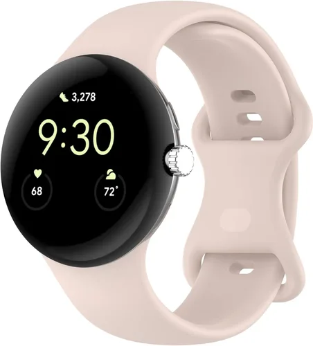 Miniatura 9 de Compatible con correas de reloj Google Pixel, silicona suave, correa deportiva ajustable para Google Pixel Watch 3 de 1.614 pulgadas/Pixel Watch