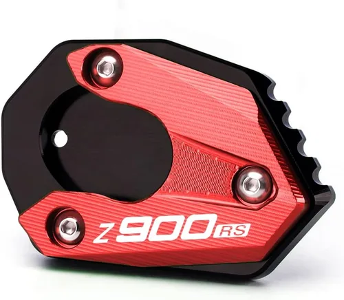 Miniatura 7 de Placa de soporte de extensión de soporte lateral para motocicleta compatible con K.awasaki Z900RS 2018-2024 2025 2026 Soporte de almohadilla